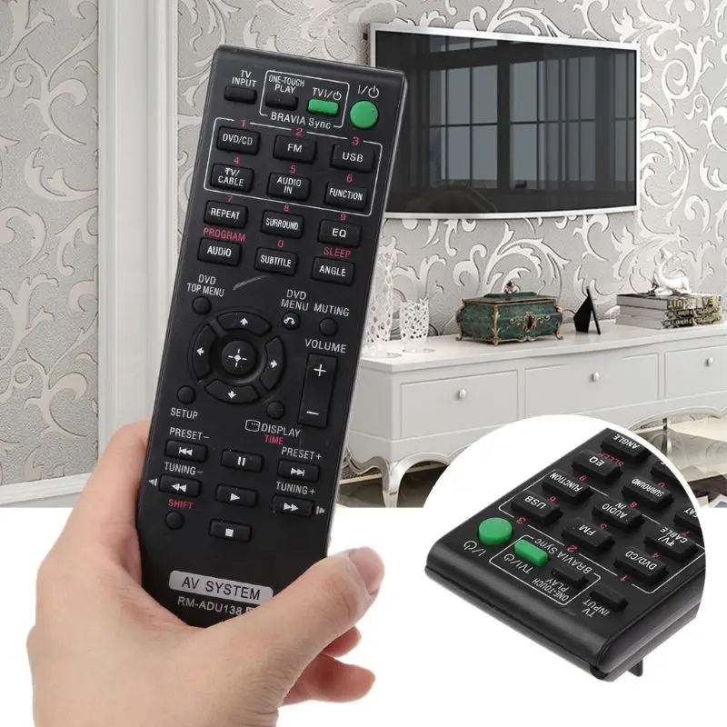 Kaugjuhtimispult Asenda RM-ADU138 Video Receiver sony AV kodukinosüsteem DAV-TZ140 HBD-TZ130 HBD-TZ140 Televisioon1