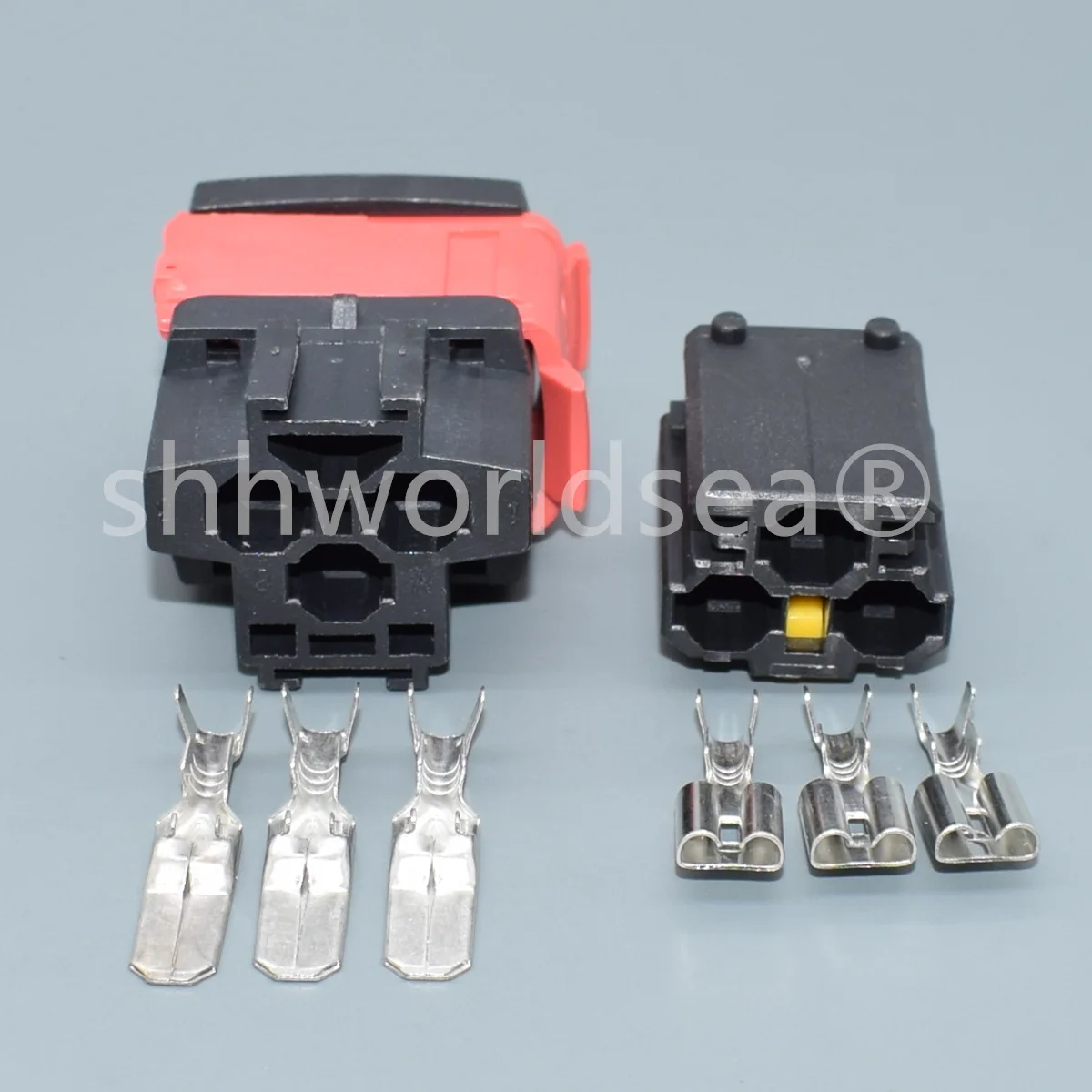 shhworldsea 3 Pin mees naine 1544226-1 15442265-2 6.3 mm Auto Wire Plug Connector Suure voolu Juhtmestik Pesa3