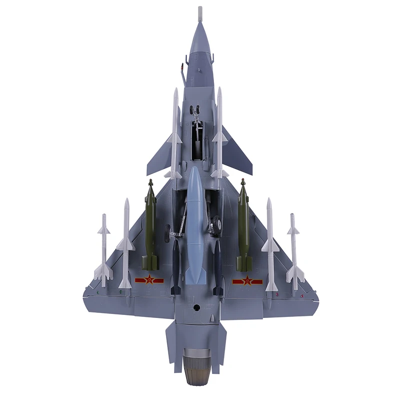 Diecast J-10 Militarized Võidelda Võitleja Sulamist Mudel 1:32 Mõõtkavas Mänguasi Kingitus Kogumise Simulatsiooni Ekraan Teenetemärgi4