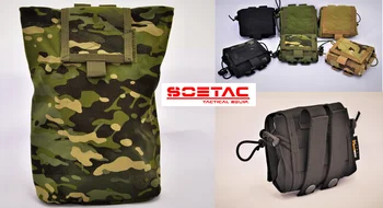 SOETAC Taktikaline Kott Molle Jahinduse ROLL-UP Ladustamise Kott Kokkupandav Bag Väljas Pack Airsoft Tarvikud Prügila Kott