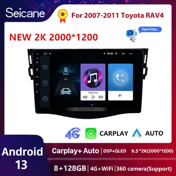 Seicane Android 13 Auto Multimeedia Mängija Toyota RAV4 Rav 4 2005 2006-2013 GPS Navigation 4G Wifi Raadio Nr DVD-Mängija Carplay