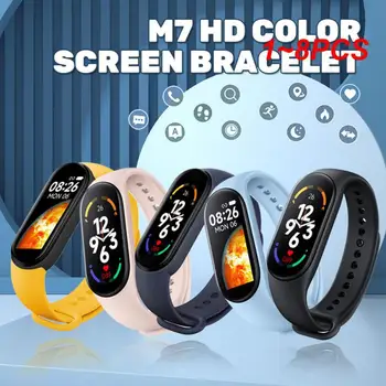 1~8PCS Smart Watch Suur Ekraan, Südame Löögisagedus, vererõhk, Vere Hapniku IP67, Veekindel Ühendatud Südame Löögisageduse Smart Watch Band