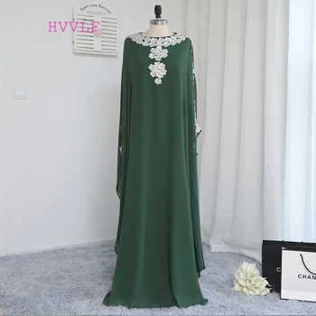 Roheline Moslemi Õhtukleidid Islami Dubai Abaya Seal Kaftan Pikk Õhtu Kleit Tanssiaiset Kleidid