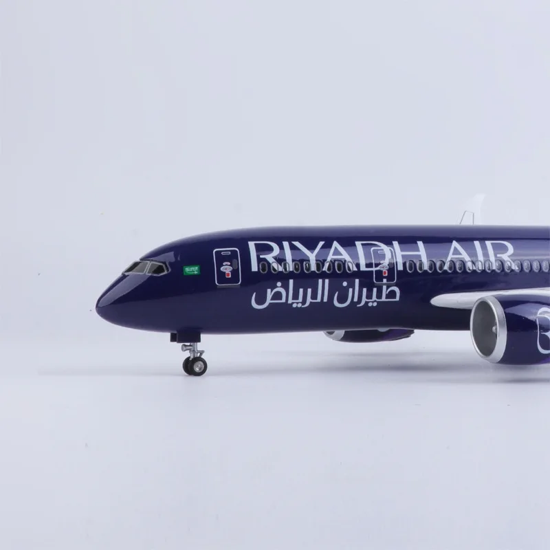 1:130 Skaala 43cm Riyadh Airlines Boeing 787 طيران الرياض Lennuk, Valguse Kogumise Teenetemärgi Ekraan Mänguasjad, Kingitused Fännid2