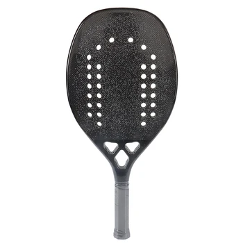 Beach Tennis Racket 3K/12K/18K/Kevlar süsinikkiust Liivapaber/ Sile Viimistlus Pind Pehme EVA Tennise Reket